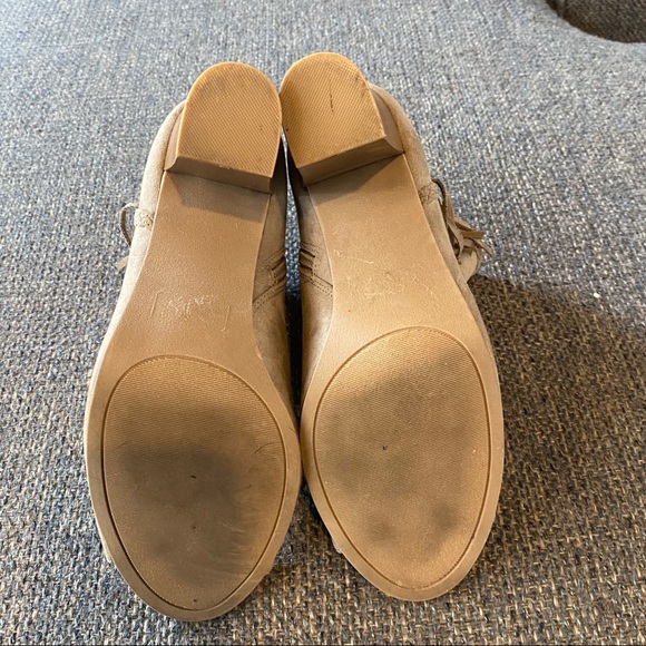 Heeled Fringe Ankle Booties - Picture 6 of 8